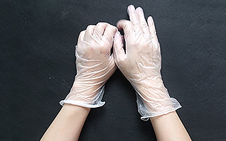 乙烯基一次性pvc手套9寸240mm