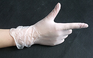 一次性乙烯基pvc檢查手套280mm