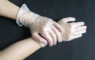 一次性無(wú)粉pvc手套12寸280mm