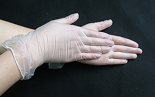 一次性有粉無粉PVC手套240mm